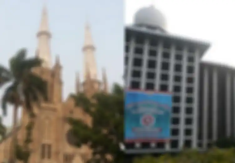 Wujud Toleransi, Gereja Katedral Jakarta Undurkan Waktu Misa karena Salat Idul Fitri di Masjid Istiqlal