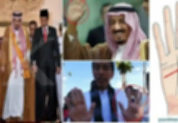 Punya Garis Tangan Sama, Kesamaan Apa Saja yang Dimiliki Jokowi dan Raja Salman?