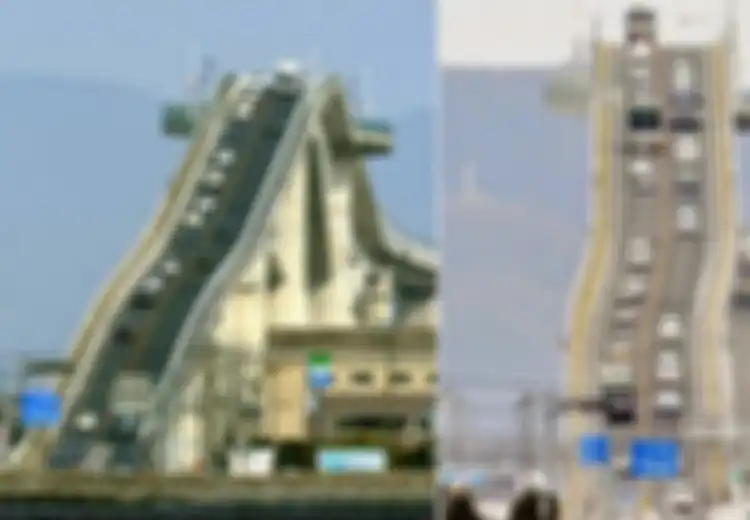 Jembatan Ini Mirip Roller Coster, Bisa Bikin Pengendara Senam Jantung