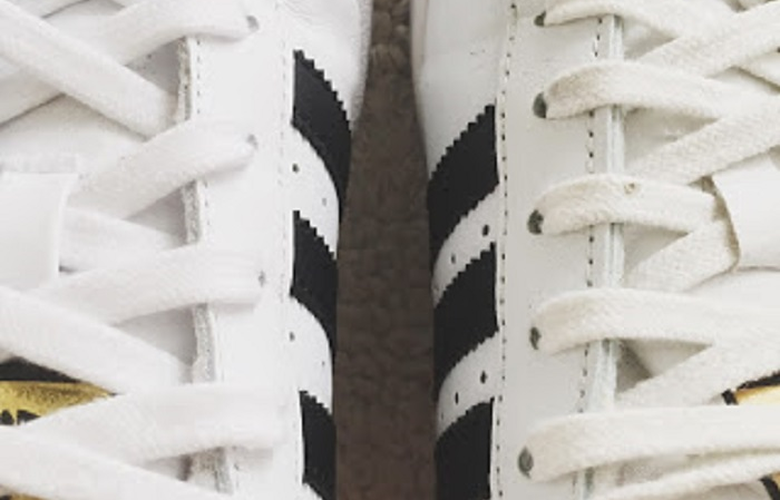 Adidas superstar original vs clearance replica