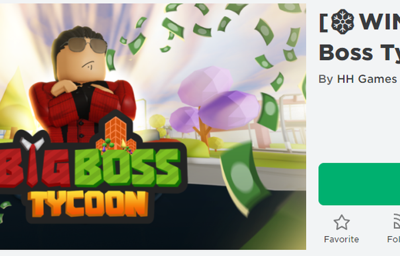 Serunya Game Lokal Roblox Bigboss Tycoon, Bisa Jadi Pengusaha Terkaya! :  Okezone techno