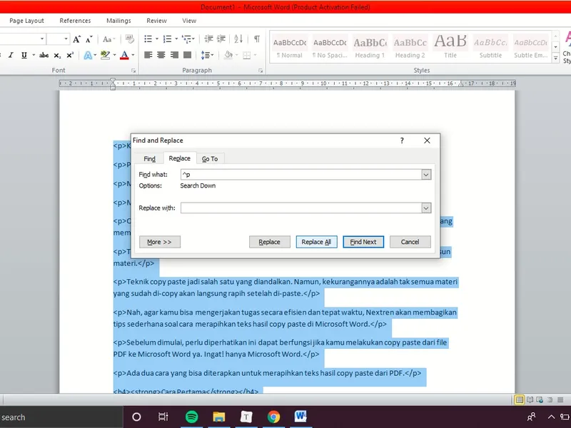 Cara Merapikan Teks Copy Paste di Microsoft Word, Cepat dan Mudah ...