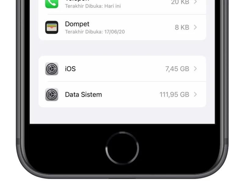 Cara Rahasia Mengurangi iPhone Storage System Data di iOS 15.1