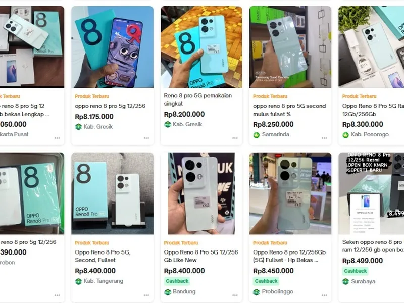 Harga HP Second OPPO Reno 8 Pro 5G November 2022, Tangguh dan Mewah!