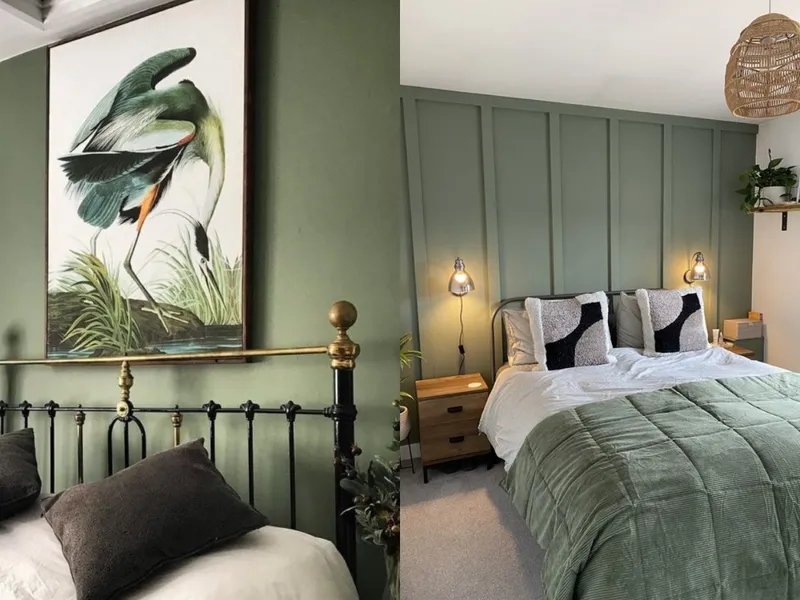 8 Cara Menghadirkan Warna Hijau Sage Green di Kamar tidur