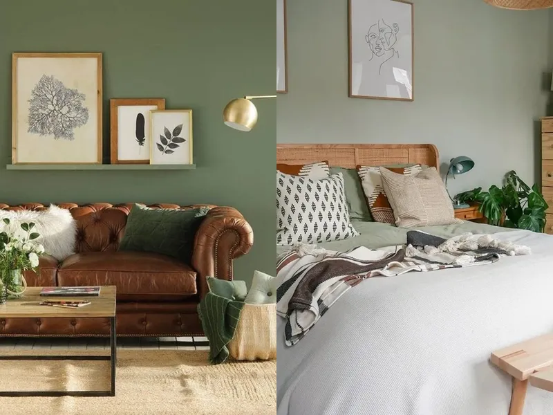 5 Ide Mix and Match Warna Hijau Sage dengan Warna Cokelat