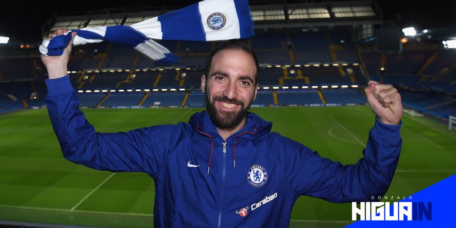 Gonzalo Higuain adalah Striker yang Diinginkan Eden Hazard di Chelsea