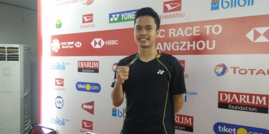 Menekan Permainan sejak Awal jadi Kunci Kemenangan Anthony Ginting