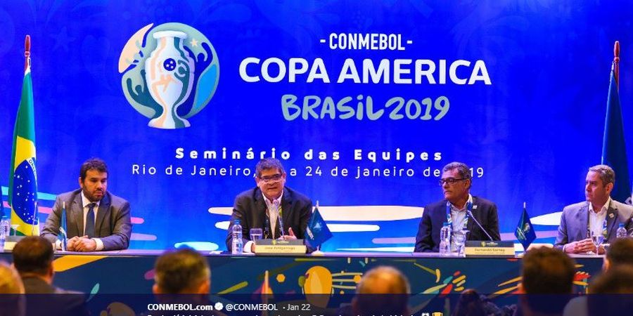 Undian Copa America 2019, Brasil Sukses Hindari Argentina dan Cile