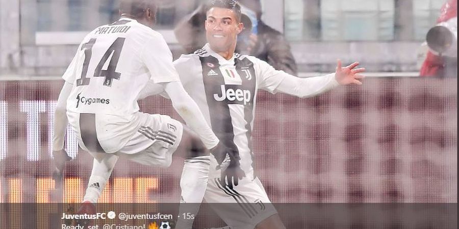 Sepakan Cristiano Ronaldo Bawa Juventus Unggul Sementara atas Parma