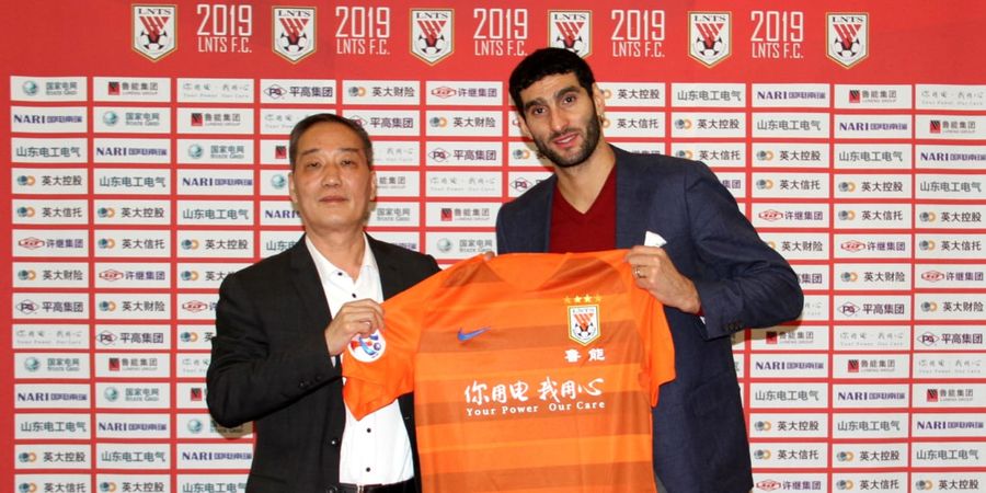 Debut Marouane Fellaini Bersama Shandong Luneng Tertunda karena Cedera