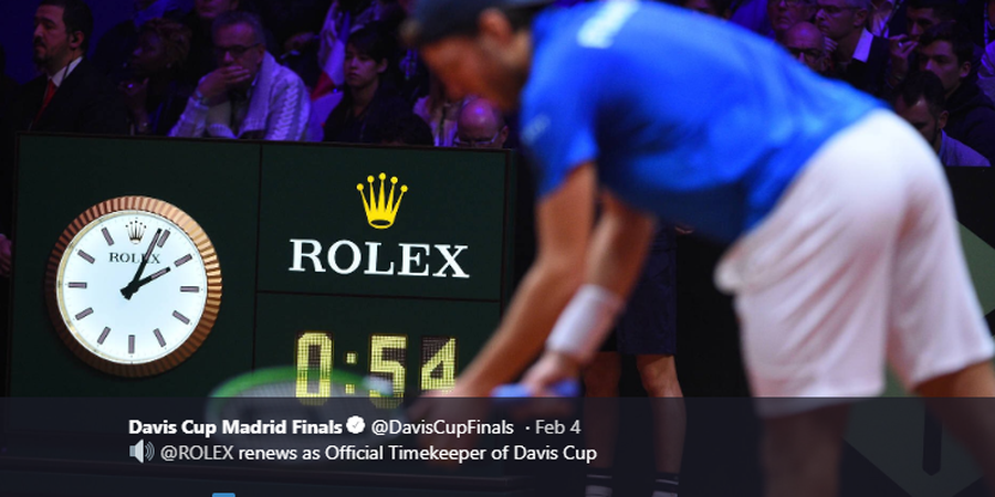 Rolex Ditunjuk sebagai Sponsor & Official Timekeeper Davis Cup 2019