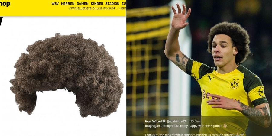 Terinspirasi Axel Witsel, Borussia Dortmund Jual Wig Rambut Kribo