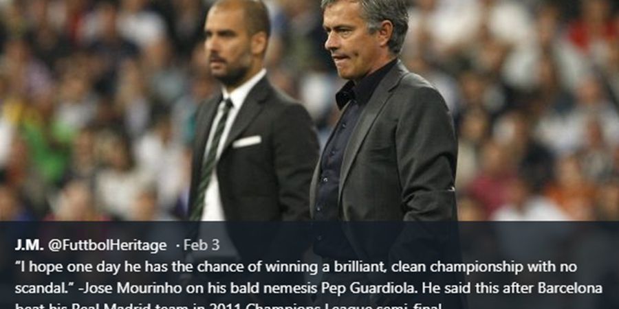 Soal Perolehan Trofi, Pep Guardiola Salip Jose Mourinho
