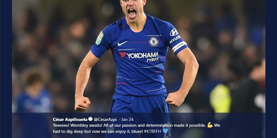 Dibantai Manchester City, Azpilicueta Minta Maaf kepada Pendukung