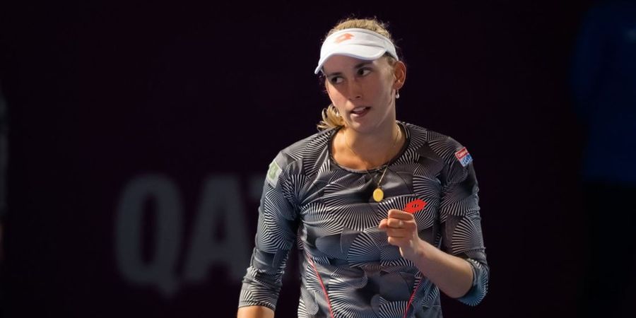 Mertens Tersungkur di Babak Pertama Dubai Tennis Championships 2019