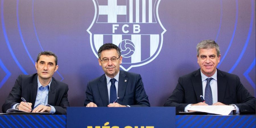 Takluk dari Liverpool, Bartomeu Tak Ingin Membahas Pelatih Barcelona