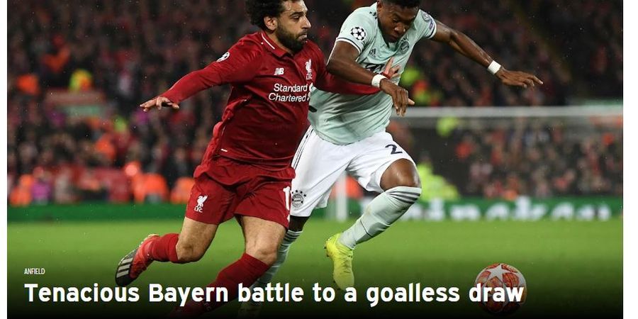 Liverpool Vs FC Bayern, Manuel Neuer Lebih Banyak Menyentuh Bola Ketimbang Salah