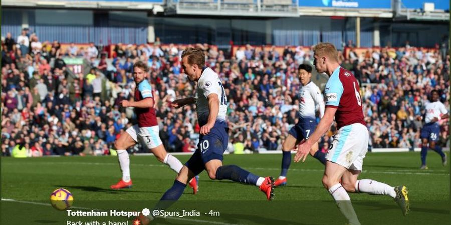 Hasil Liga Inggris - Harry Kane Pulih dan Bikin Gol, Tottenham Kalah