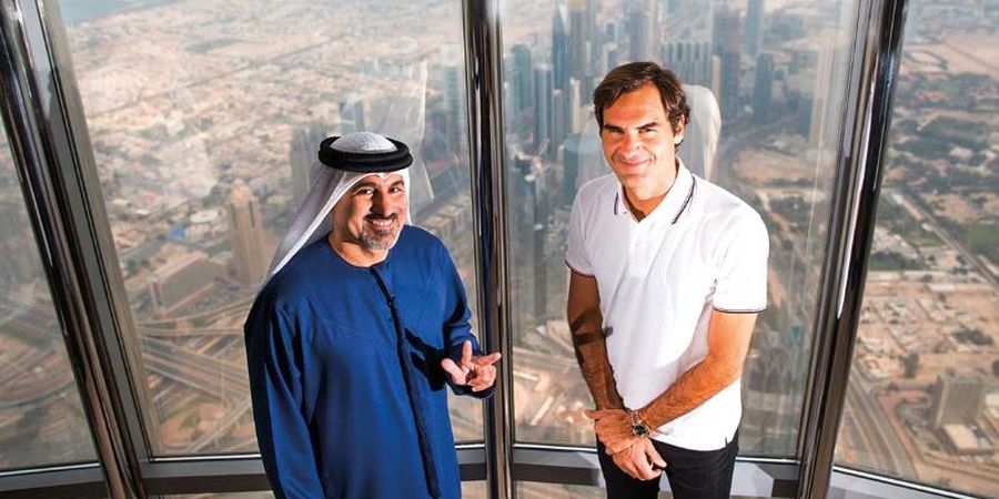 Roger Federer Bidik Gelar ke 100 dengan Mengunjungi Burj Khalifa