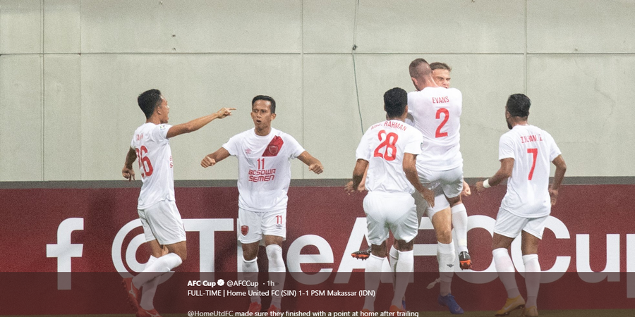 Piala AFC 2019 - 10 Gol Tercipta, PSM Makassar Menang Besar Atas Lao Toyota FC