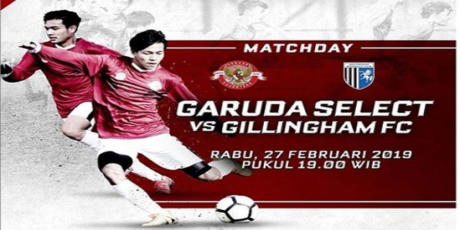 Live Streaming Suppersoccer TV, Garuda Select Vs Gillingham FC U-17