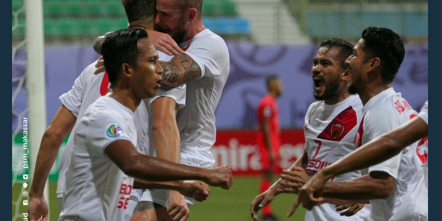 PSM Makassar Menang dengan Skor Fantastis atas Lao Toyota di Piala AFC 2019