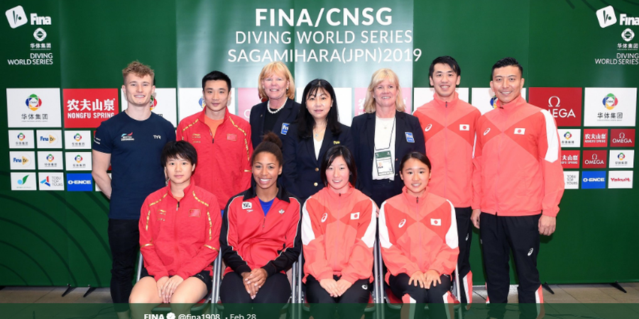 China Sapu Bersih Medali Emas Kejuaraan Loncat Indah FINA  2019