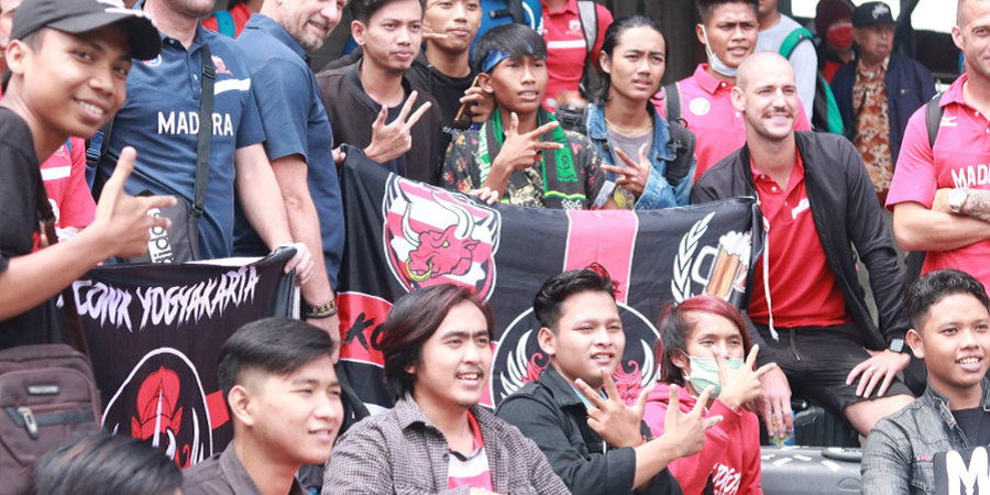 Jelang Piala Presiden 2019, Suporter  Sambut Madura United di Sleman