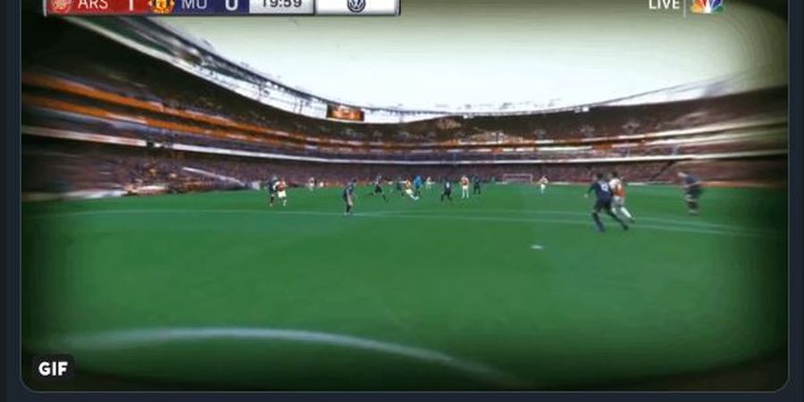 Arsenal Vs Manchester United - Keren! Melihat Gol Xhaka dari Mata De Gea