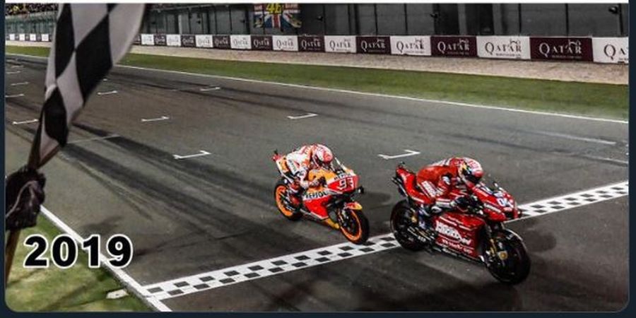 MotoGP Qatar  - Marc Marquez Tak Ambil Pusing Soal Polemik Motor Andrea Dovizioso