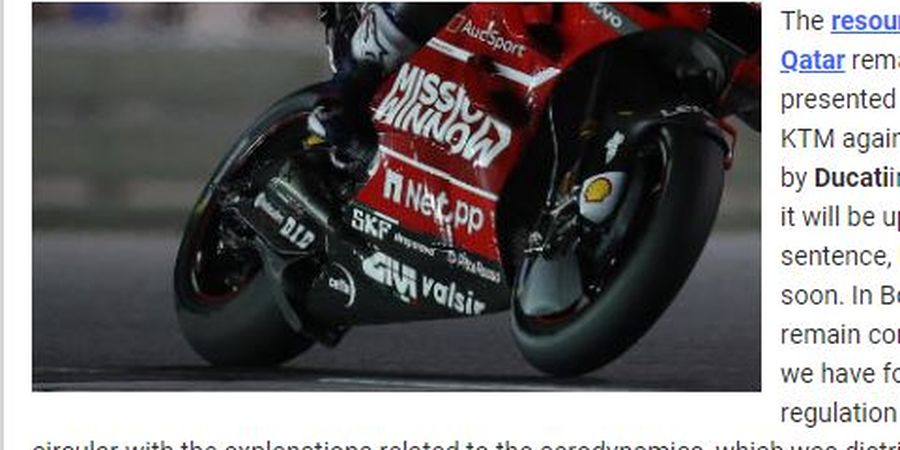 Polemik Motor Dovizioso,  Ducati Tenang Sembari Menunggu Keputusan Banding