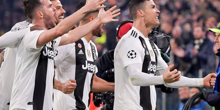 Hasil Liga Champions - Cristiano Ronaldo Borong 3 Gol, Juventus Melaju ke Perempat Final