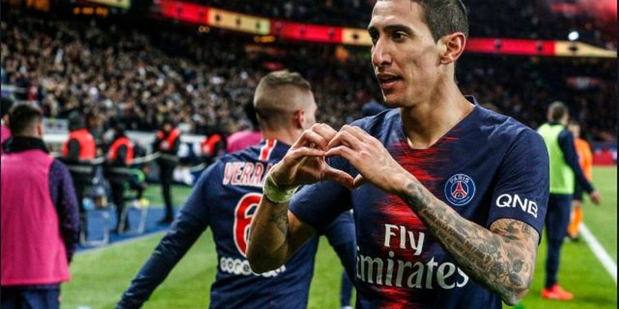 Bantu PSG Hajar Marseille, Angel Di Maria Samai Rekor Lionel Messi