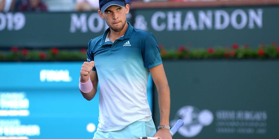 Dominic Thiem Gagalkan Roger Federer  Raih Gelar Ke-6 pada Indian Wells