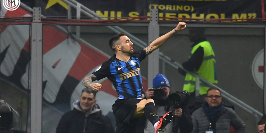 Babak I Derby della Madonnina - Gol Cepat Matias Vecino Bawa Inter Milan Unggul 1-0