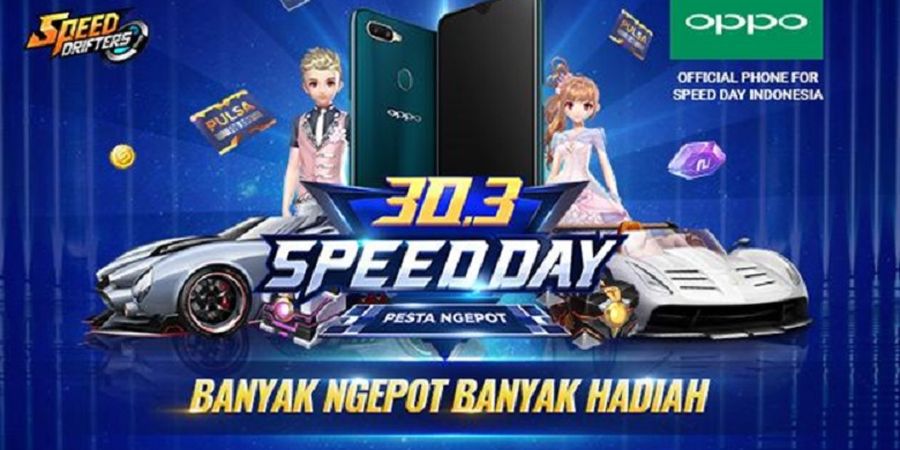 Speed Day 30.3 Pesta Ngepot Bagi-bagi Handphone Gaming Gratis