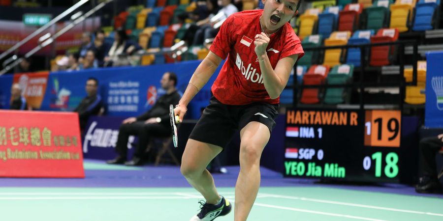 Hasil Kejuaraan Beregu Campuran Asia 2019 - Ruselli Kalah, Indonesia Tertinggal 0-2 dari Jepang