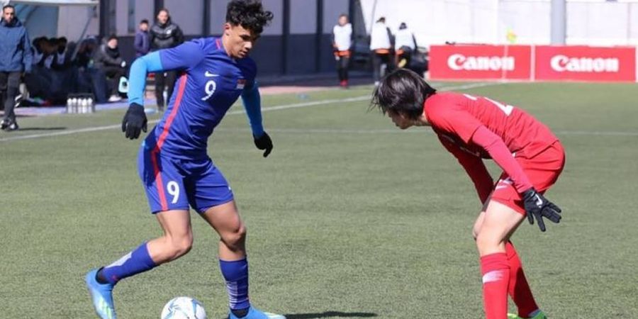 SEA Games 2019 - Striker Singapura Akui Punya Satu Teman Dekat di Skuat Timnas U-22 Indonesia