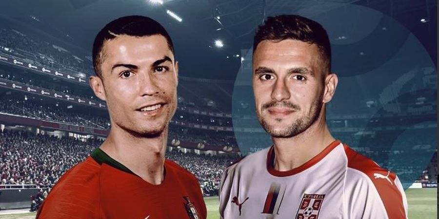 Hasil Kualifikasi Piala Eropa 2020 - Ronaldo Kejar Bola Sampai Cedera, Portugal Seri 1-1