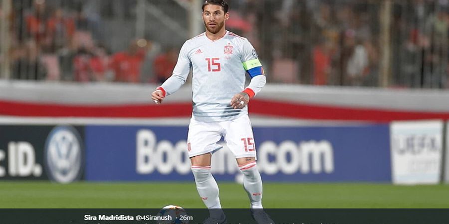 Ramos Dicemooh Fan Malta, Media Spanyol Tuding Salah sebagai Biang Keladinya