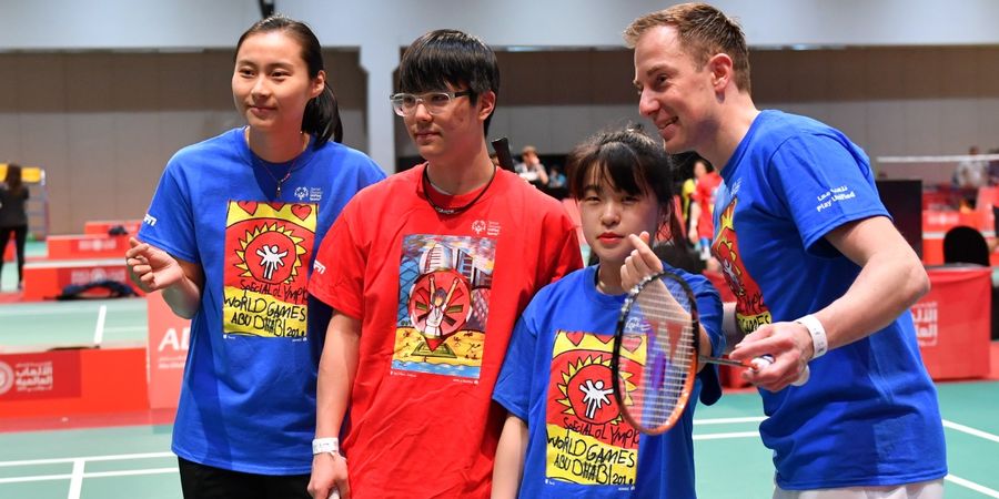 Wang Yihan dan Peter Gade Tersentuh Setelah Temui Atlet Special Olympics di Abu Dhabi