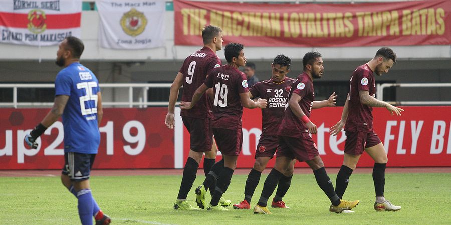 PSM Makassar Ungguli Kaya FC pada Babak Pertama di Piala AFC 2019