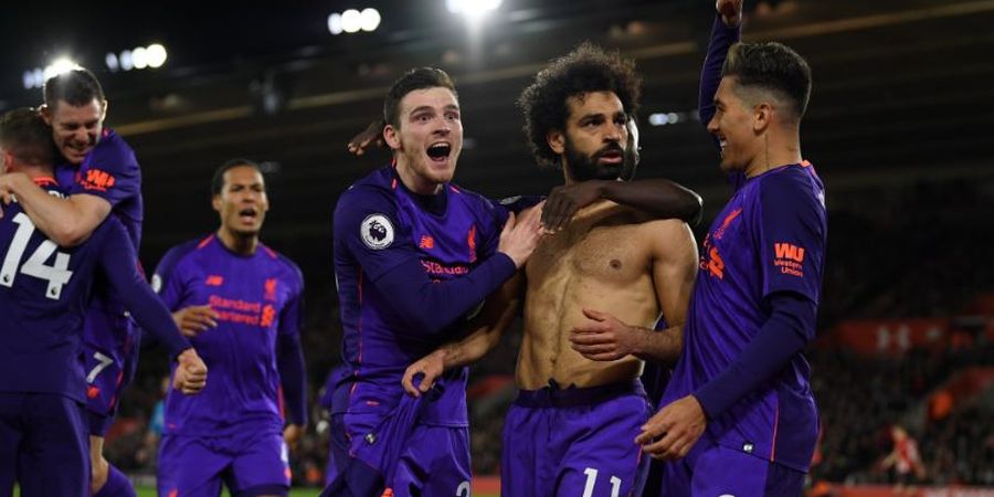 Hasil Liga Inggris - Liverpool Kembali ke Pucuk Usai Cukur Southampton