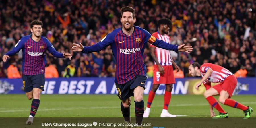 Hasil Liga Spanyol - Messi Pimpin Barcelona Hancurkan Atletico dalam 2 Menit