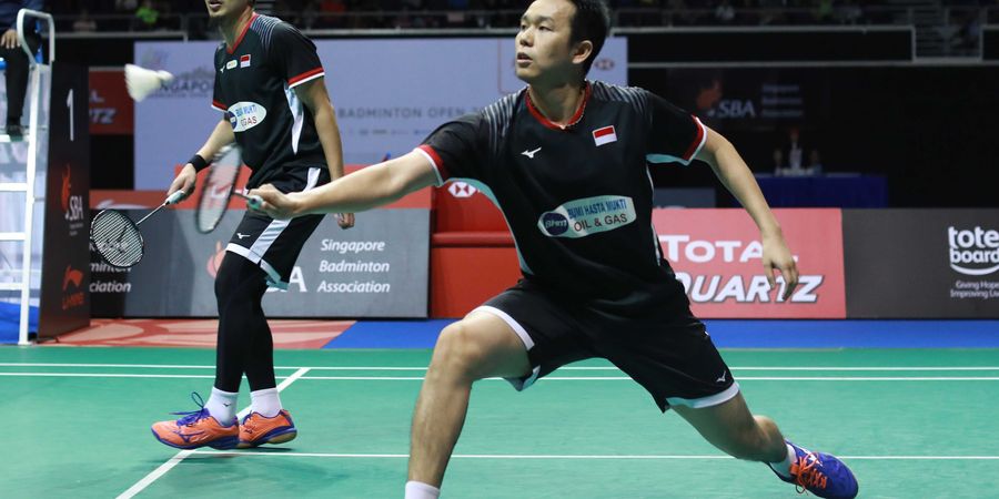 Hasil Kejuaraan Asia 2019 - 2 Ganda Putra Indonesia ke Babak Kedua