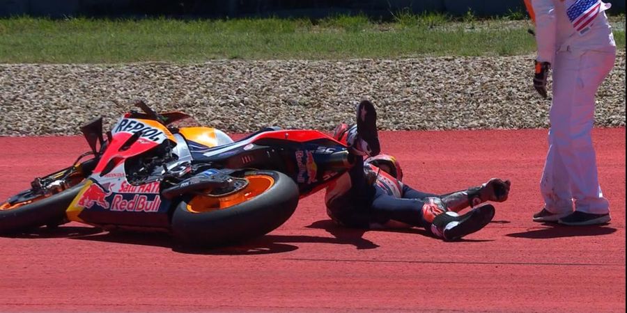 Hasil MotoGP - Marc Marquez: Insiden Jatuh Saya Sulit Dimengerti