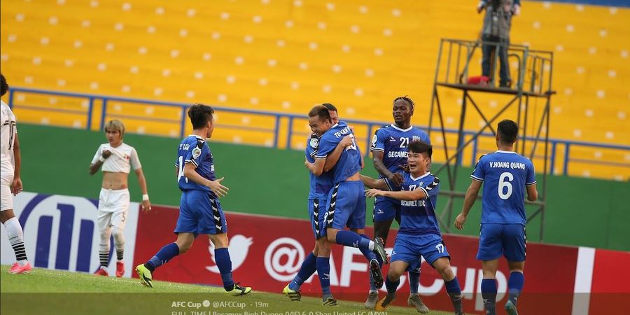 Hasil Piala AFC 2019, Becamex Geser Persija Setelah Berpesta 6 Gol