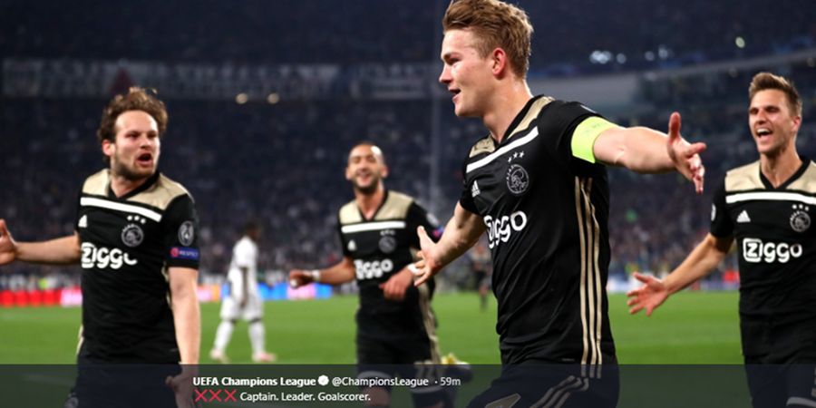 Bantu Ajax Bungkam Juventus, Matthijs de Ligt Belum Pikirkan Semifinal