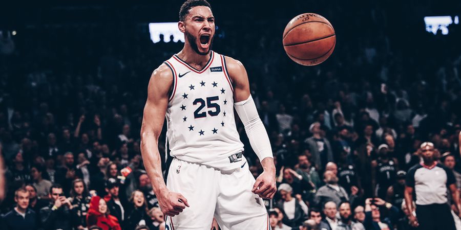 Abaikan Perseteruan dengan Nets, Ben Simmons Mampu Tampil Dominan